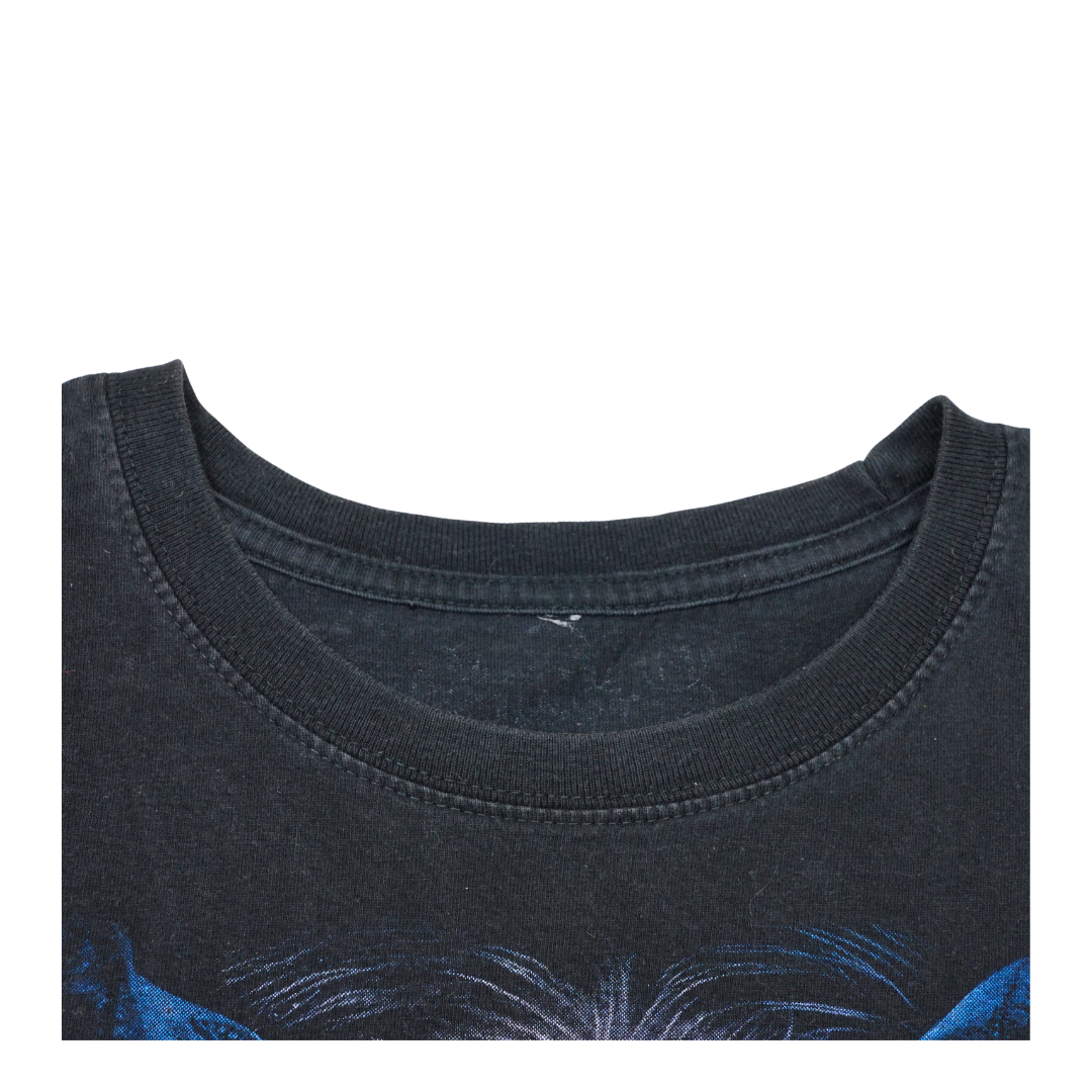 2003 Marilyn Manson Ripped Face Double Sided Tee