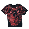 1998 Liquid Blue Cyber Skull Anatomy All Over Print Tee