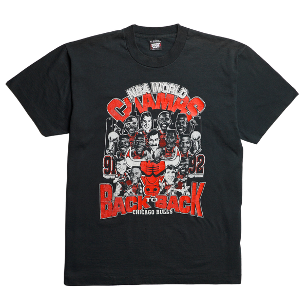 1992 Chicago Bulls Back-to-Back Champions Tee – Throwback haven