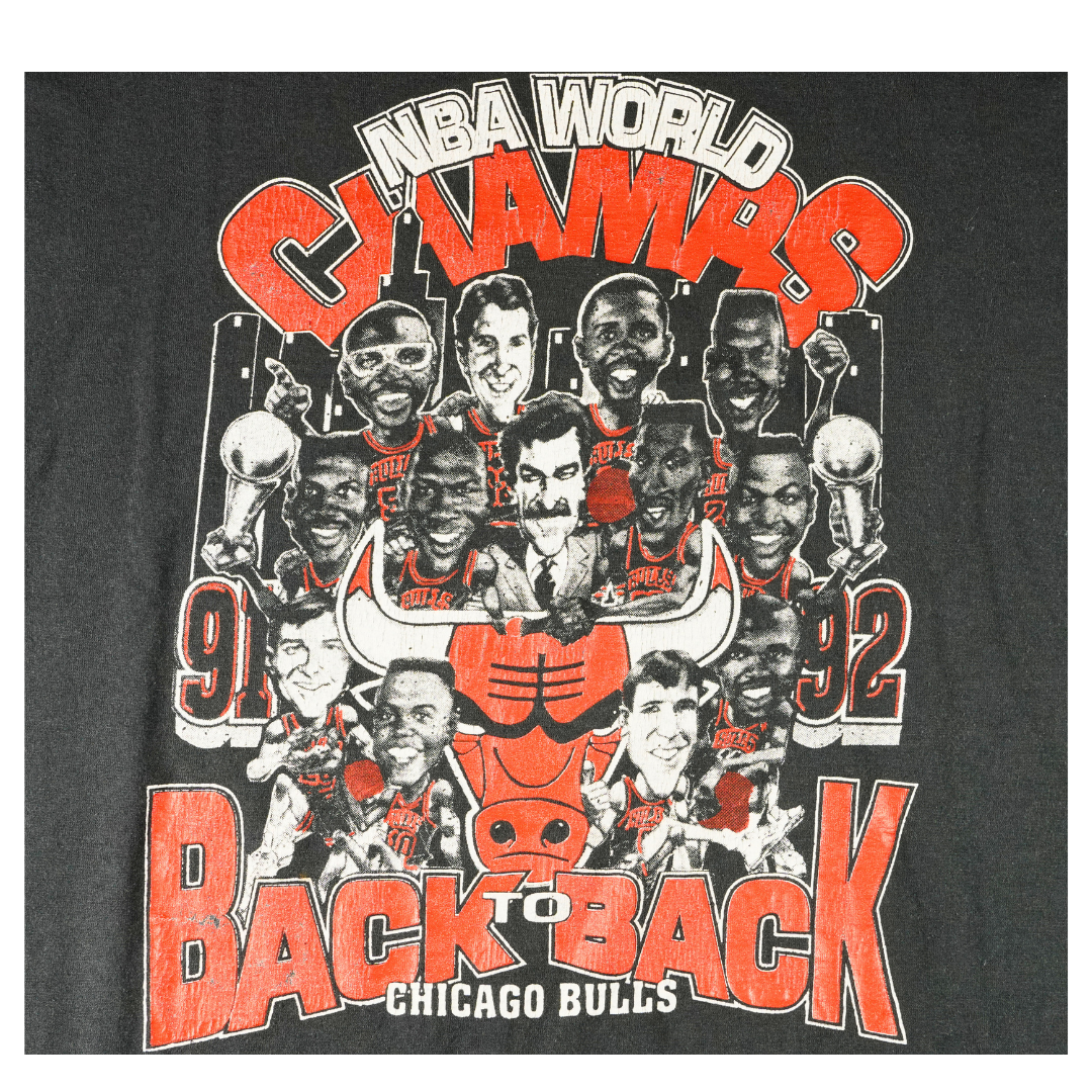 1992 Chicago Bulls Back-to-Back Champions Tee