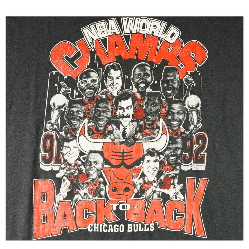 1992 Chicago Bulls Back-to-Back Champions Tee