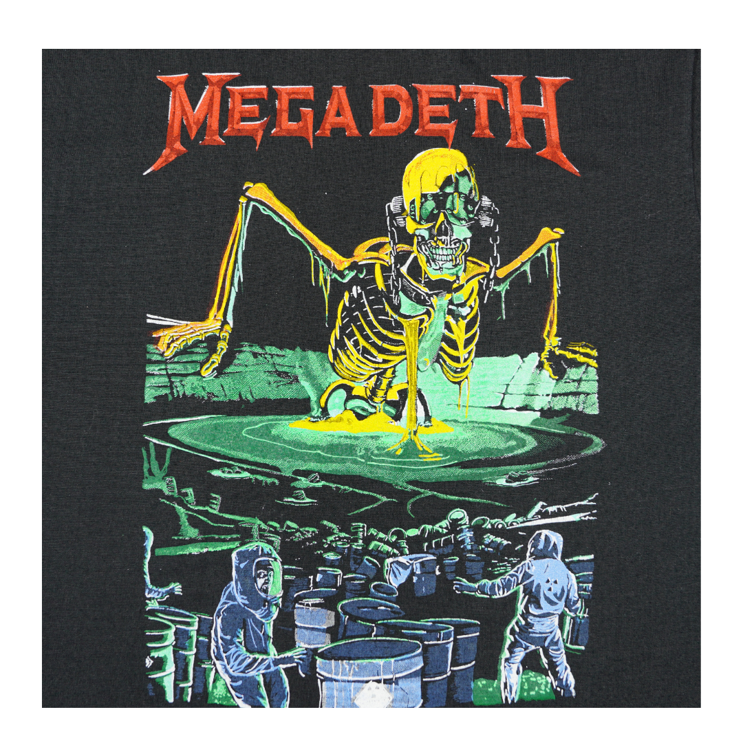 1990s Megadeth Toxic Skeleton Reactor Tee