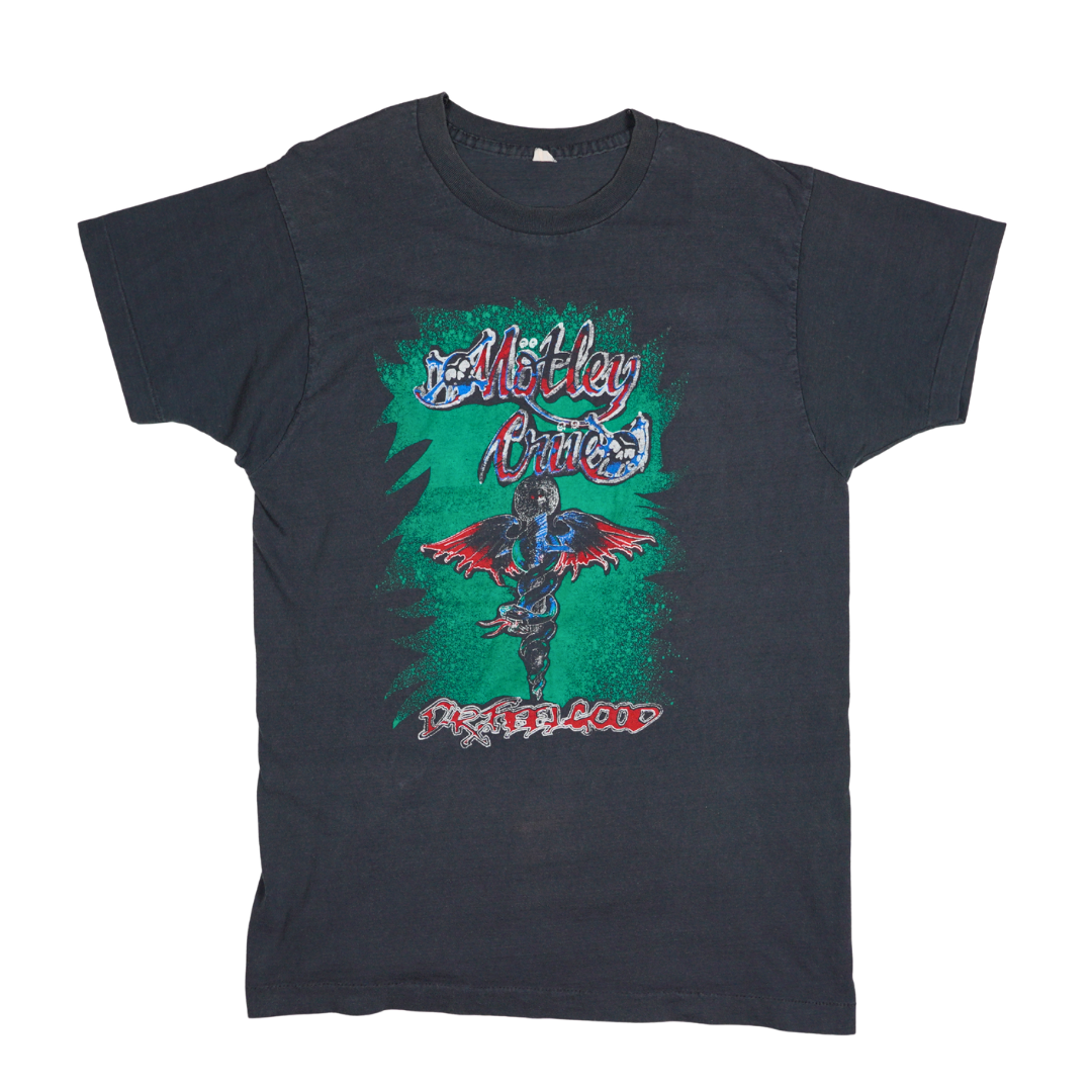 1990 Mötley Crüe Dr. Feelgood Euro Tour Tee