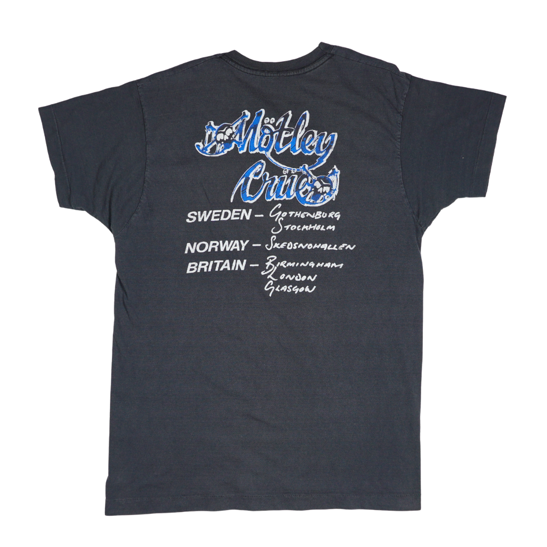 1990 Mötley Crüe Dr. Feelgood Euro Tour Tee