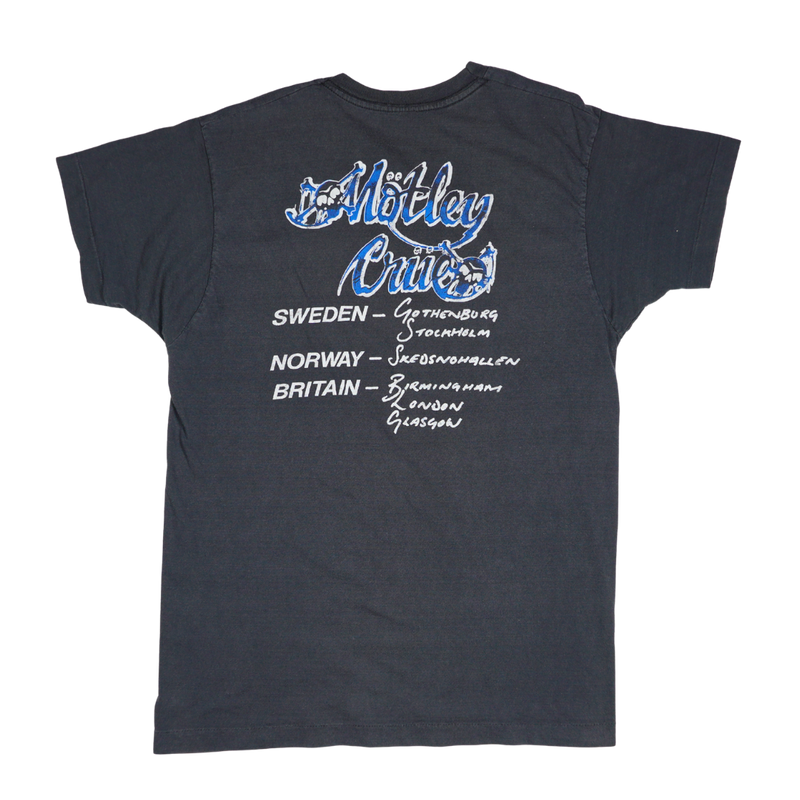 1990 Mötley Crüe Dr. Feelgood Euro Tour Tee