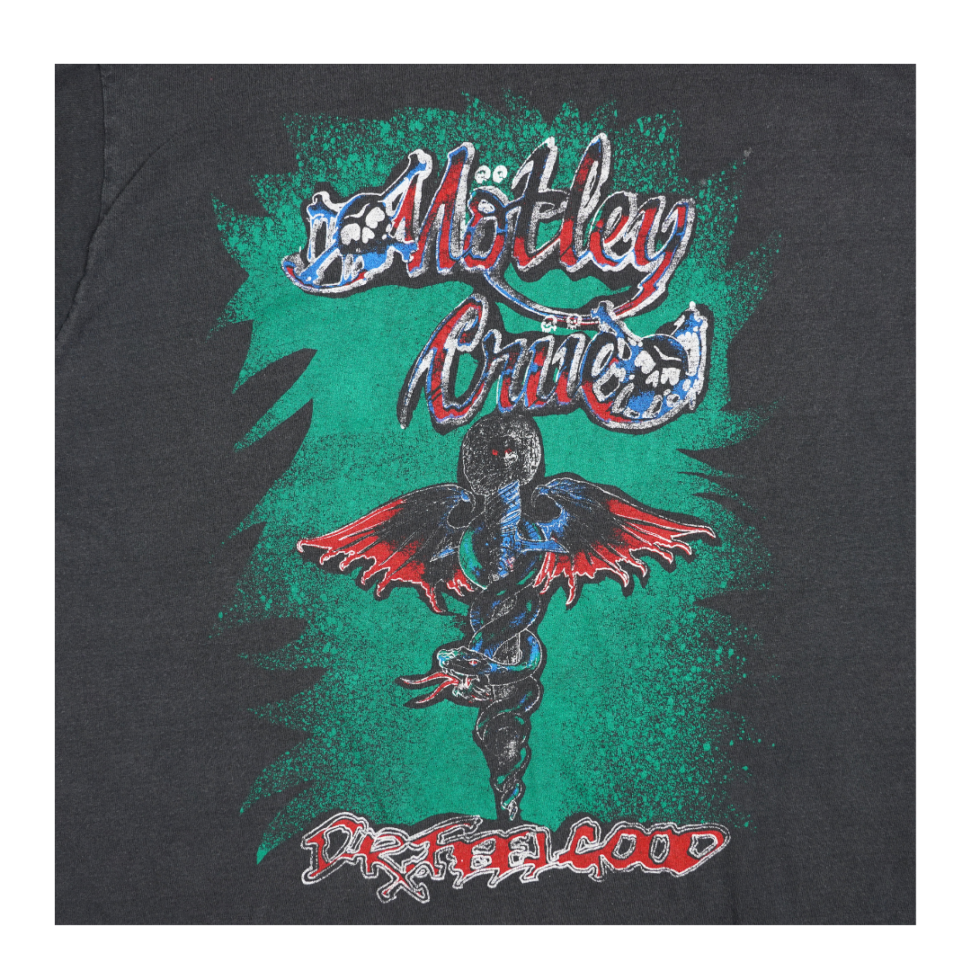 1990 Mötley Crüe Dr. Feelgood Euro Tour Tee