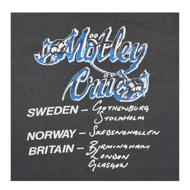 1990 Mötley Crüe Dr. Feelgood Euro Tour Tee