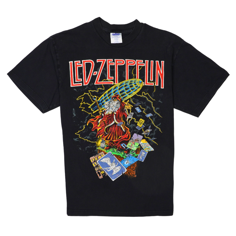 2000s Winterland Led Zeppelin Tarot Wizard Tee
