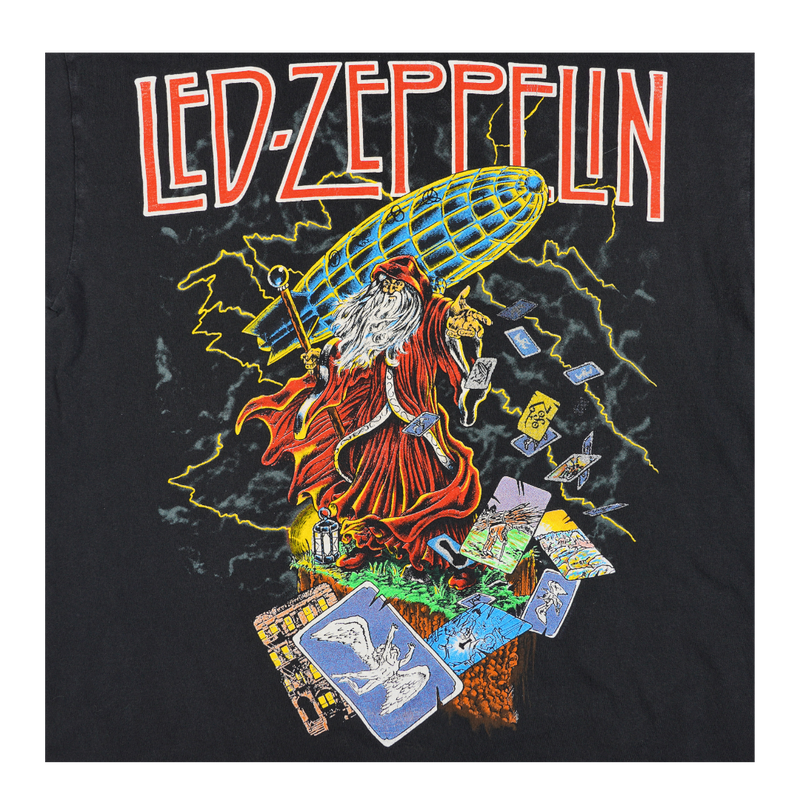 2000s Winterland Led Zeppelin Tarot Wizard Tee