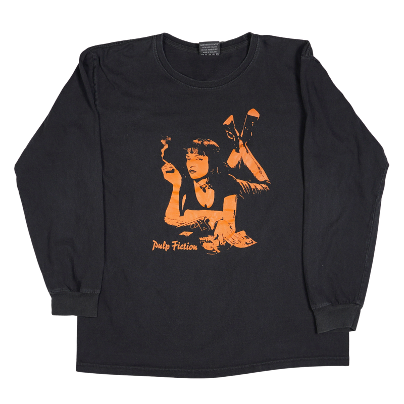 2000s Pulp Fiction Mia Wallace Poster Long Sleeve Tee
