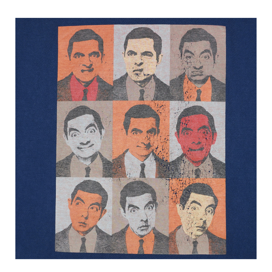 2000s Mr. Bean Pop Art Grid Tee