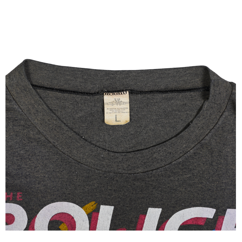 1990s Music Vision The Police Color Block Tee