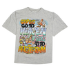 1990s Amsterdam Good Guys Bad Guys Cartoon Tee