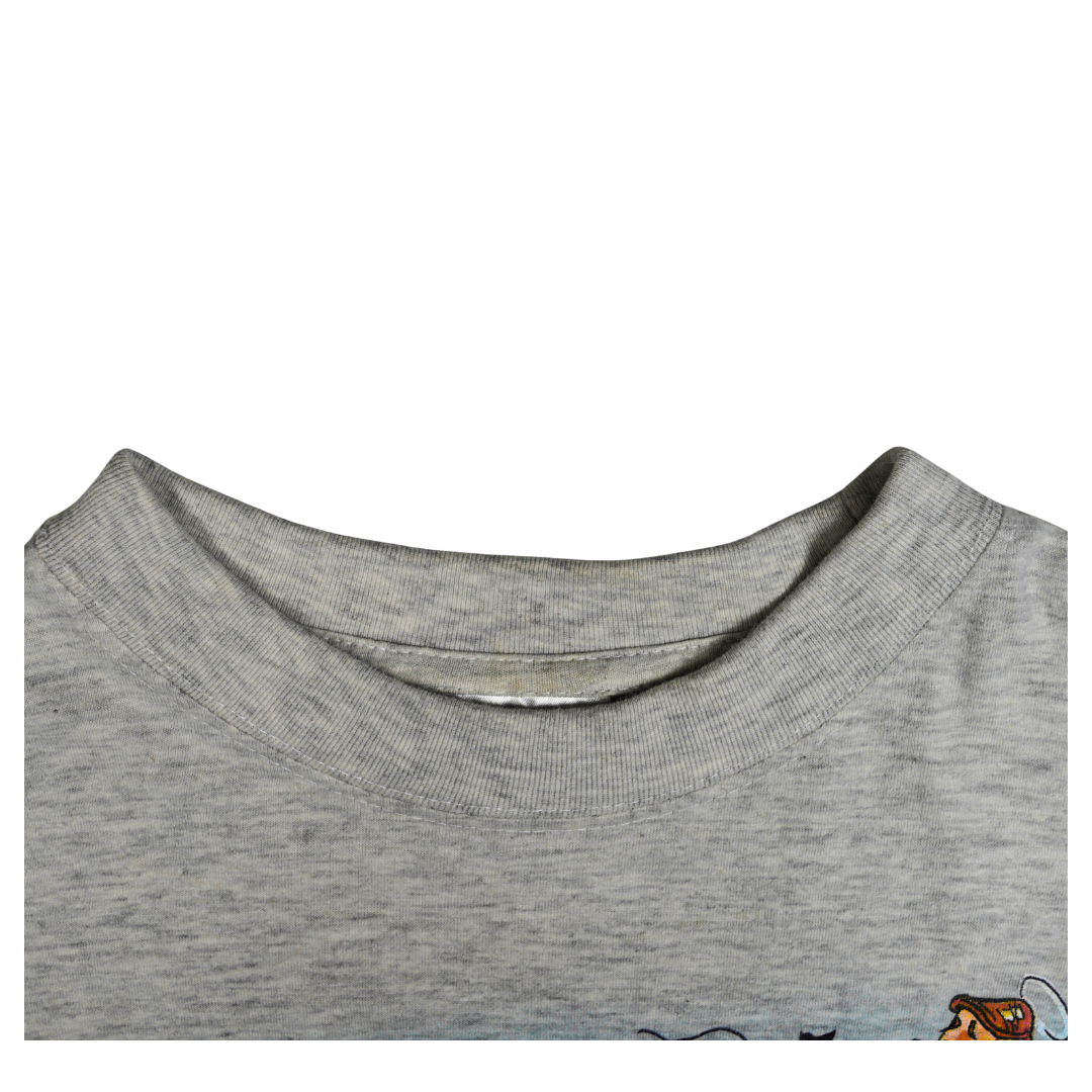 1990s Amsterdam Good Guys Bad Guys Cartoon Tee