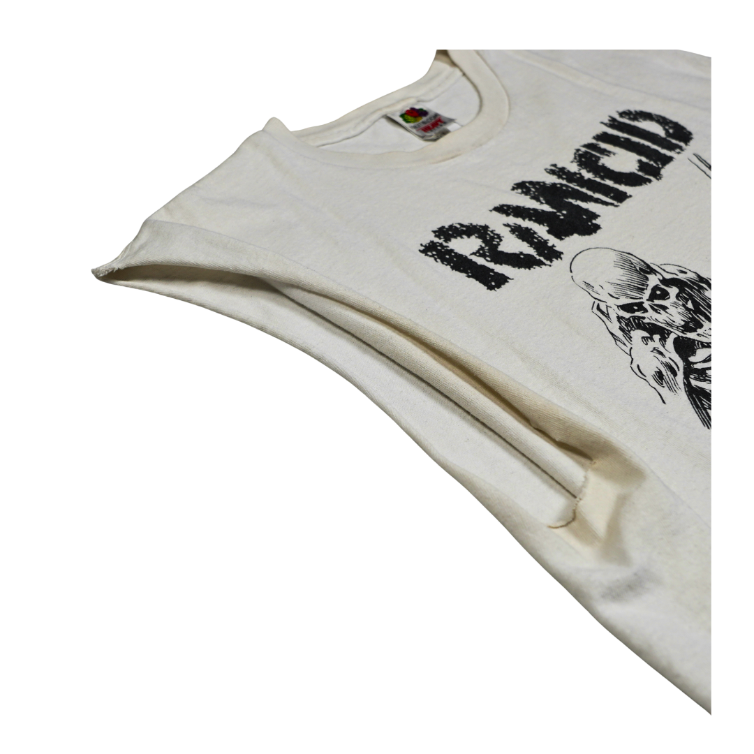 2000s Rancid Skeleton Punk Graveyard Tee
