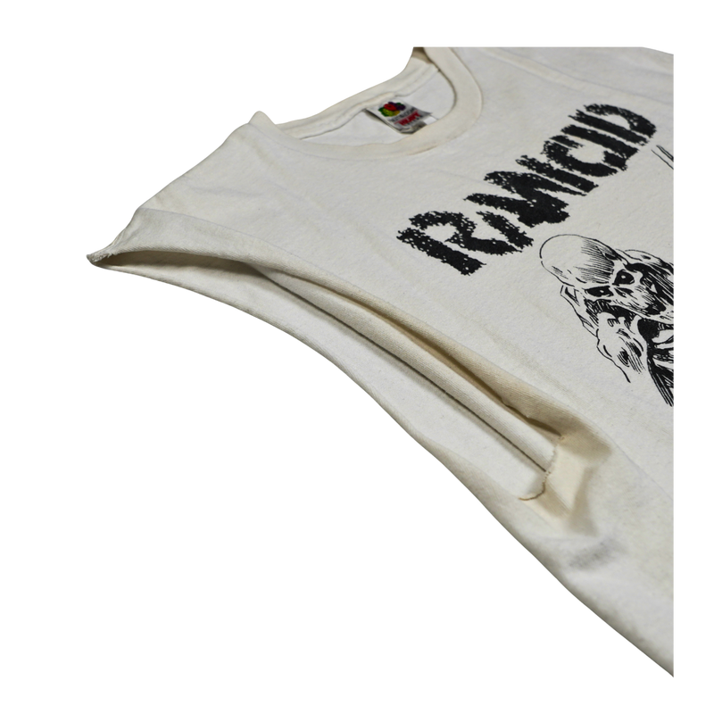 2000s Rancid Skeleton Punk Graveyard Tee