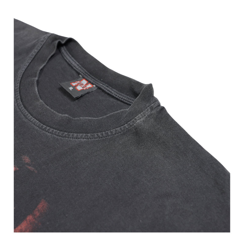 2000s Disturbed Red Face Logo Band Tee