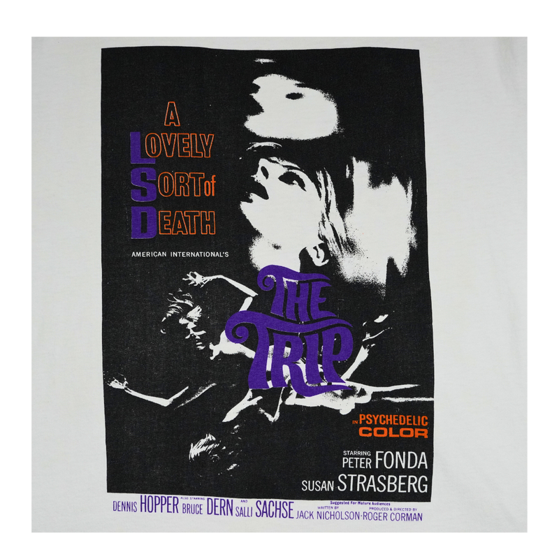 1990s The Trip Movie Poster LSD Psychedelic Tee