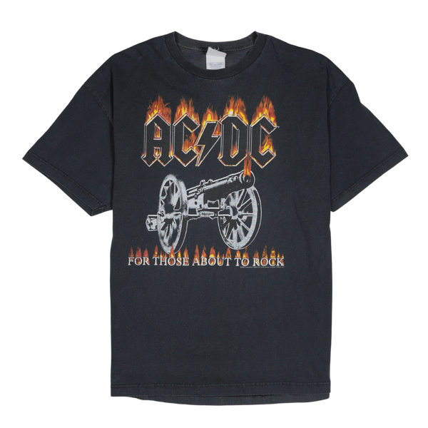 2004 AC/DC For Those About to Rock Flame Tee