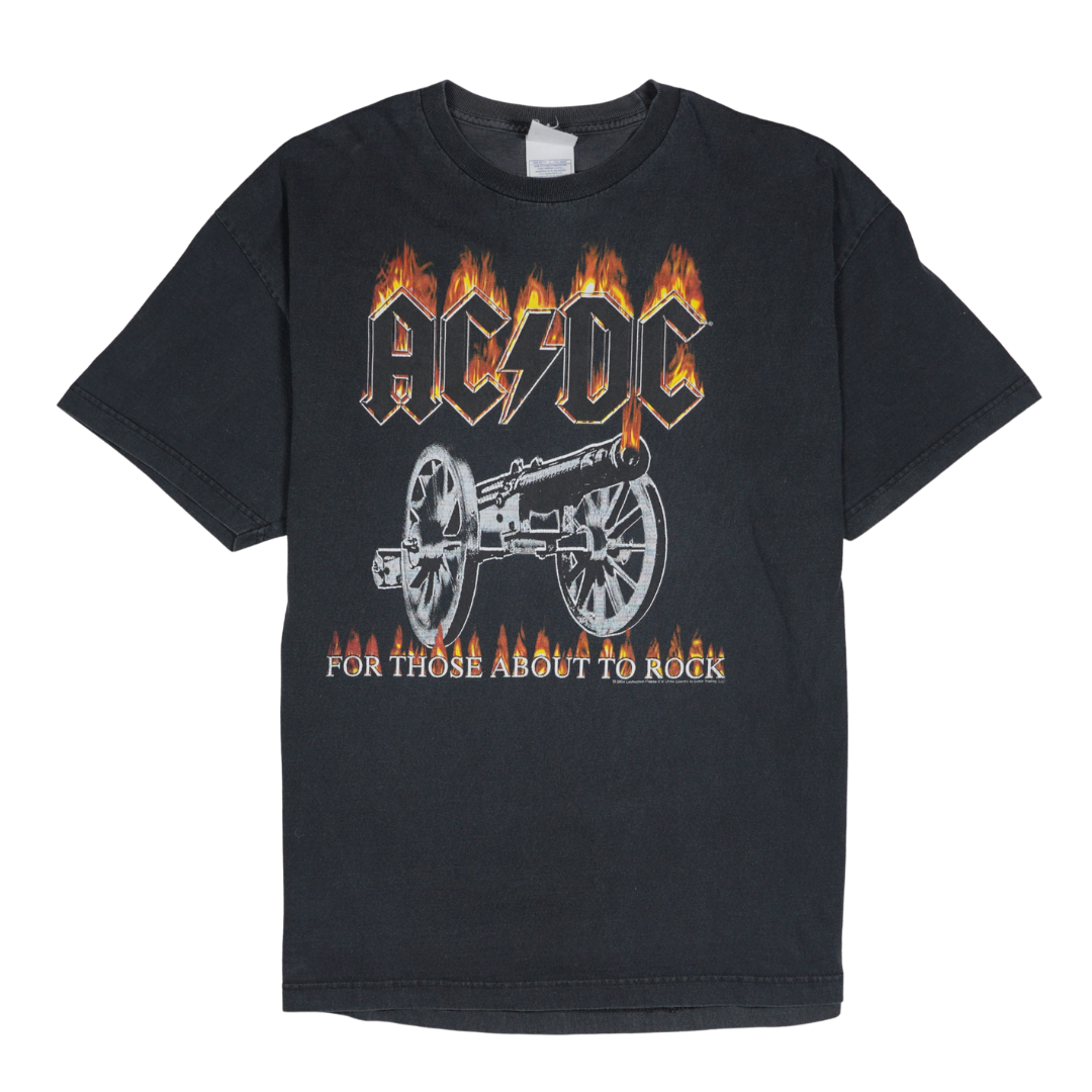 2004 AC/DC For Those About to Rock Flame Tee