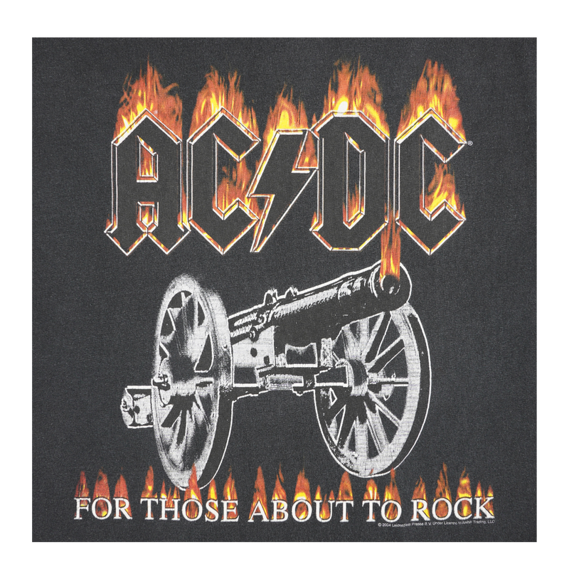 2004 AC/DC For Those About to Rock Flame Tee
